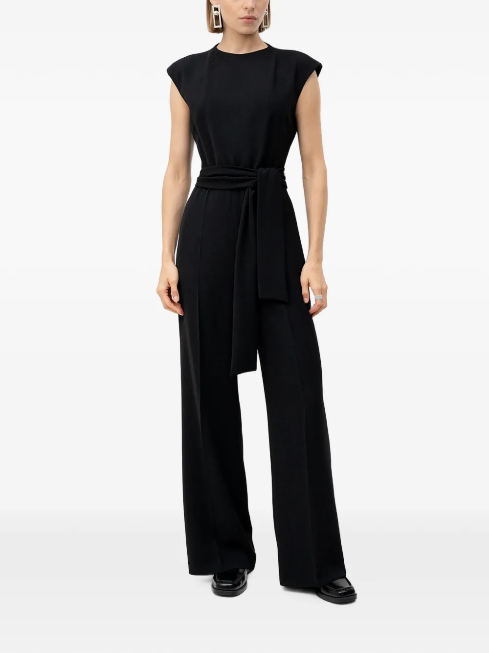 HUGO Jumpsuit met ceintuur Zwart