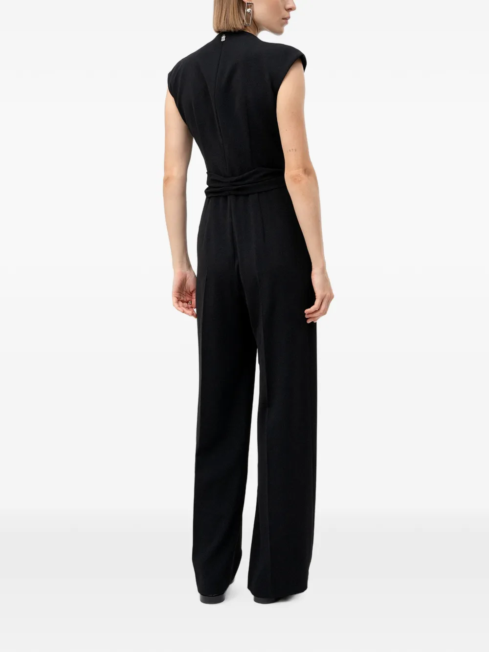 HUGO Jumpsuit met ceintuur Zwart