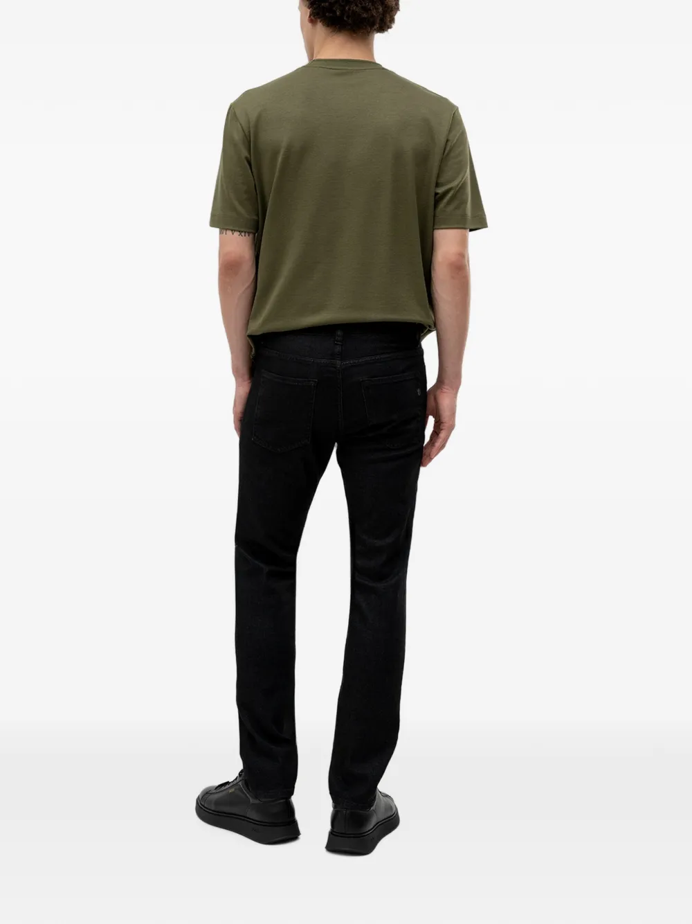 BOSS Jeans met logopatch Zwart