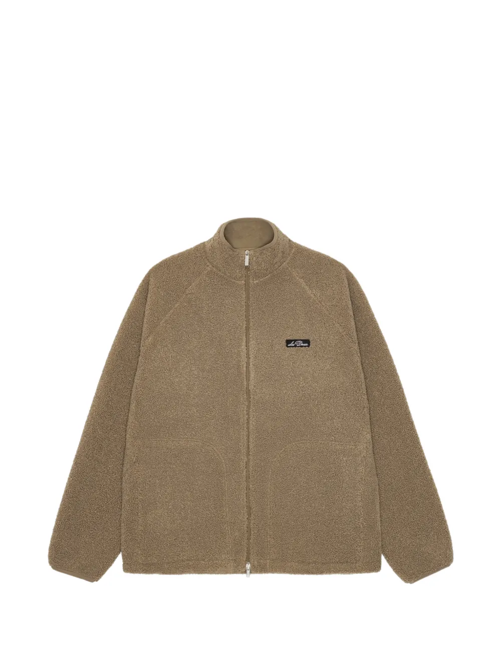 Les Deux fleece raglan-sleeve jacket - Marrone