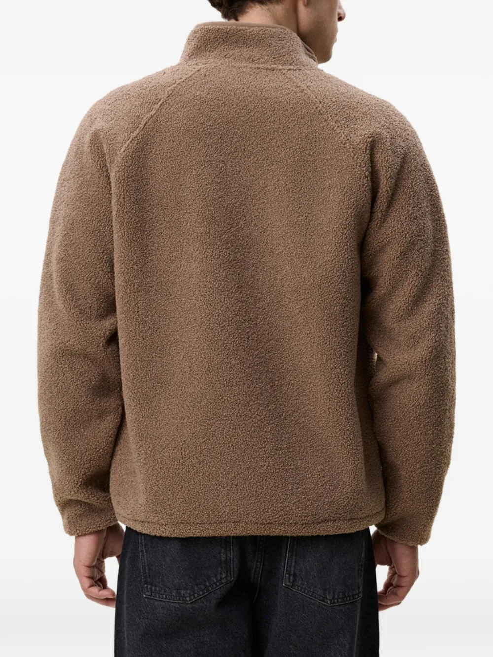 Les Deux Fleece jack met raglan mouwen Bruin