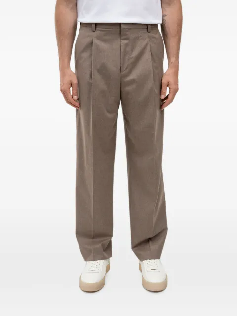 HUGO pleated straight-leg trousers