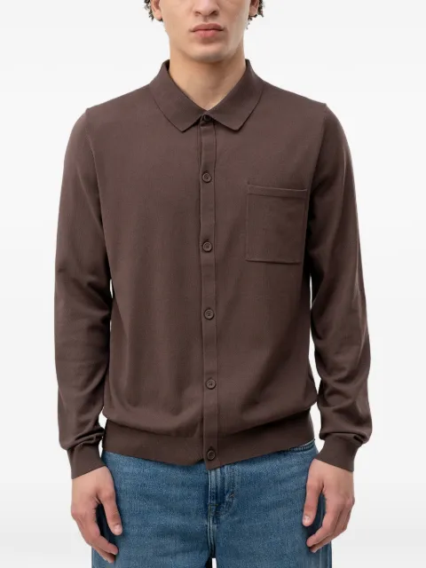 HUGO button-up chest-pocket cardigan
