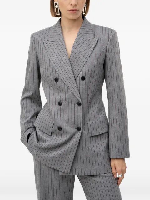 HUGO regular-fit hourglass blazer in pinstripe fabric