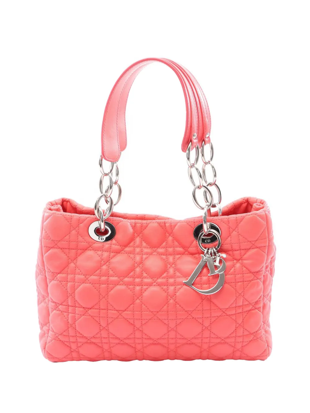 Christian Dior Pre-Owned 2000-2026 Cannage Tote Bag aus Lammleder - Rosa
