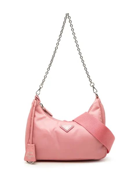 Prada Pre-Owned 2005 Saffiano Trimmed Tessuto Re Edition 2005 satchel