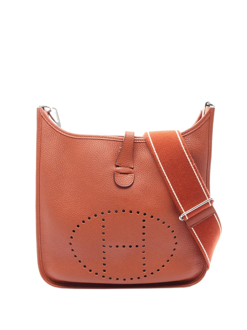 Hermès Pre-Owned 2021 Clemence Evelyne III PM crossbody bag - Marrone