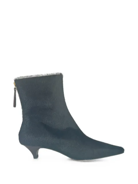 Halmanera Fern16 pony-hair rear-zip boots