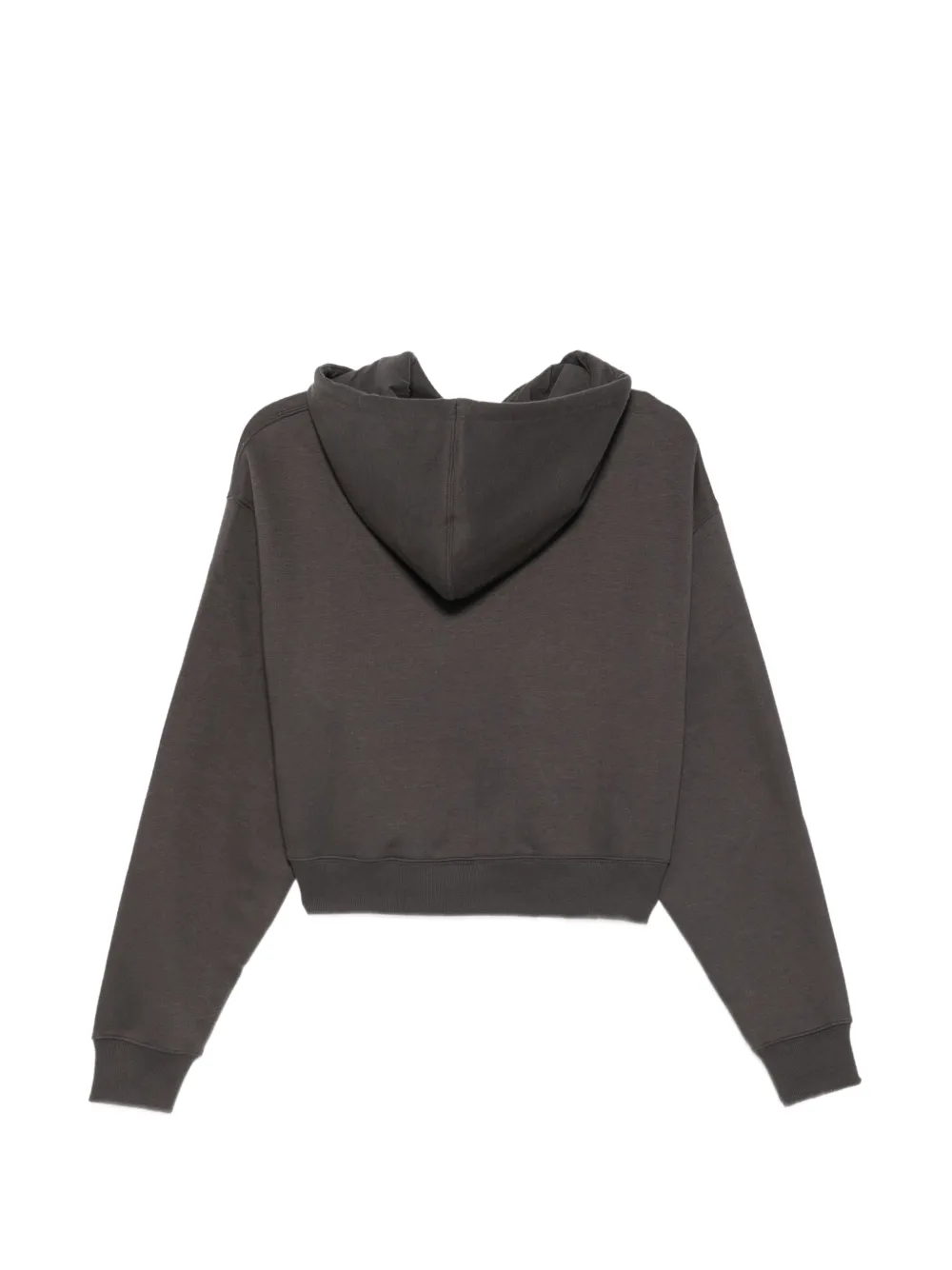 New Balance logo-print zip-fastening hoodie Zwart