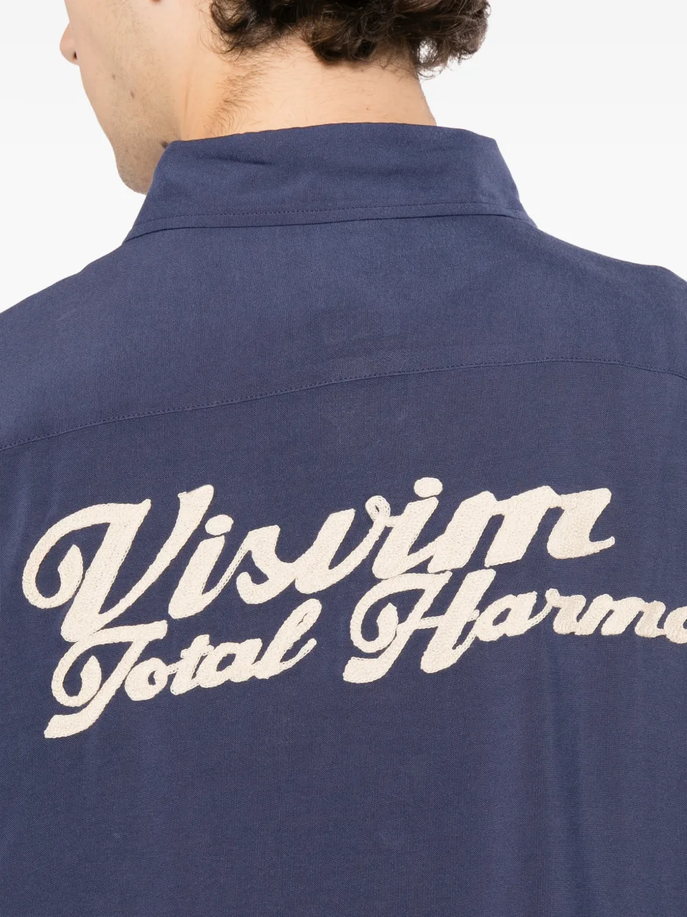 visvim Meridian overhemd Blauw