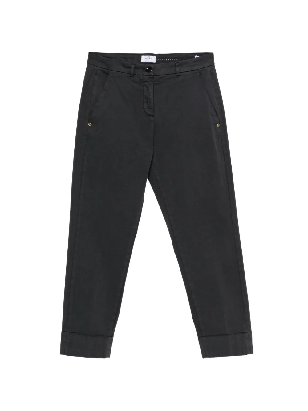 Mason's pantalon fuselé à détails de zips - Gris