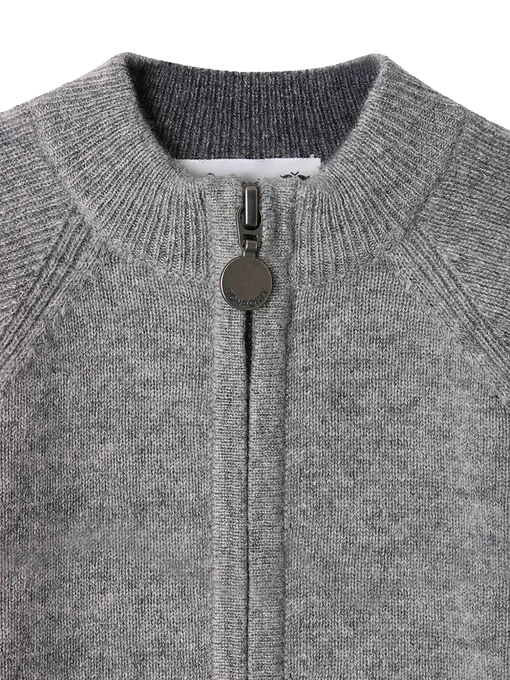 Bonpoint Thylio vest met rits Grijs