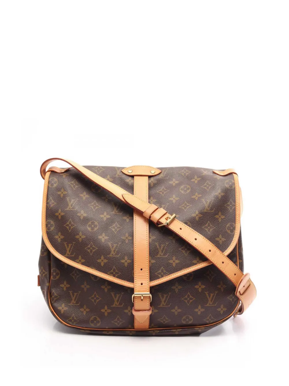 Louis Vuitton Pre-Owned 2000 Monogram Saumur 35 crossbody bag - Brown