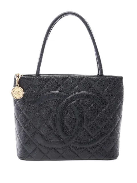 CHANEL Pre-Owned 2002-2003 Caviar Medallion tote bag