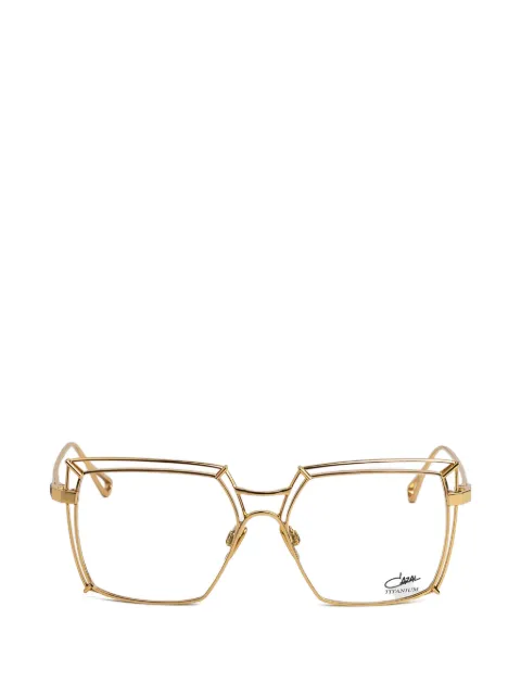 Cazal geometric-frame glasses