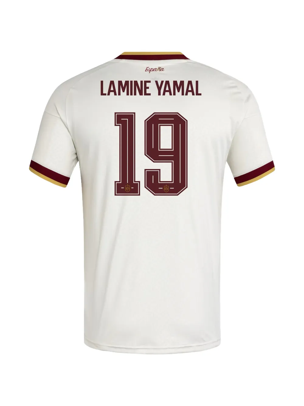 adidas Spain 2026 Away Yamal voetbalshirt Beige