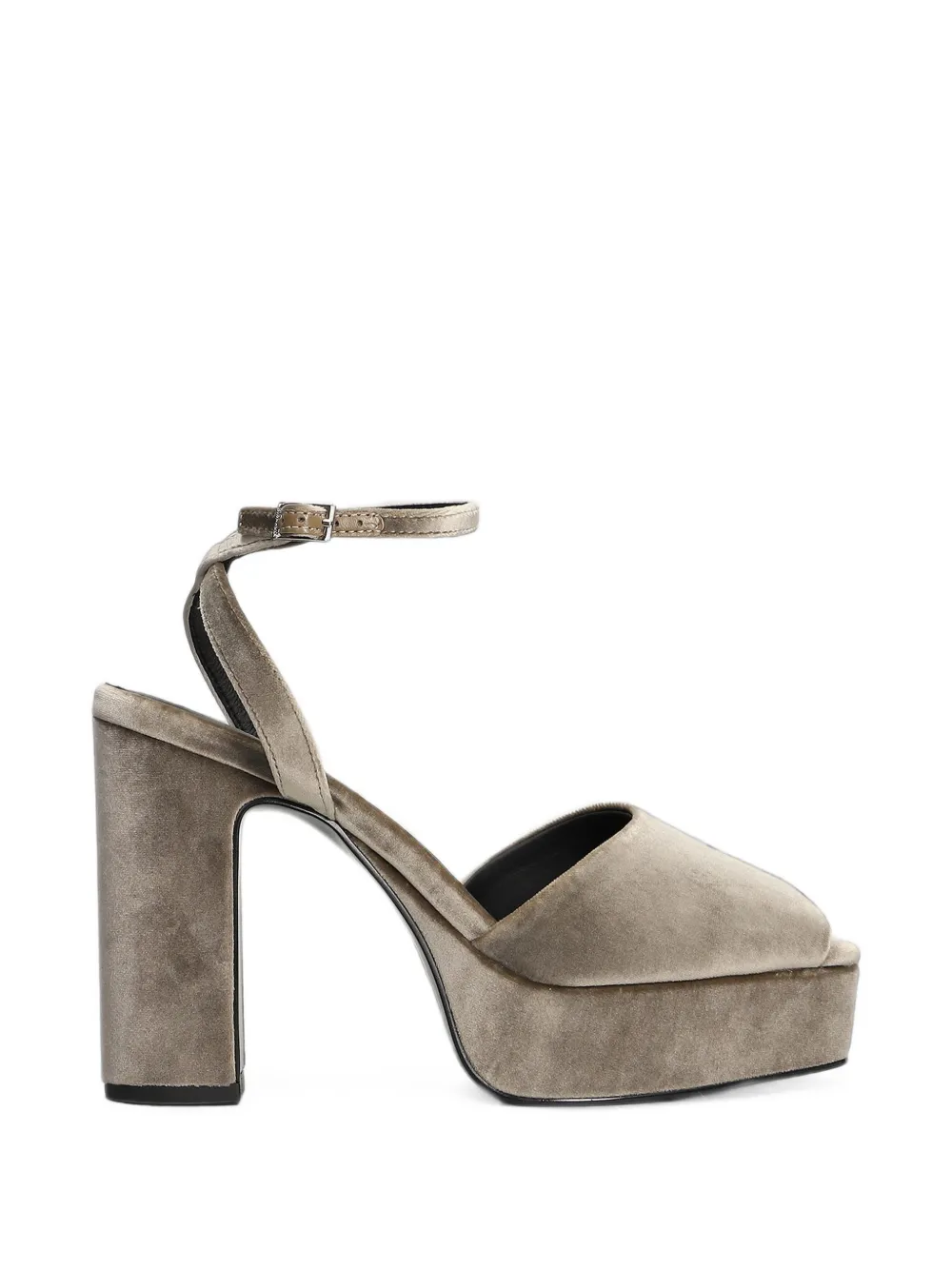 Bibi Lou velvet platform sandals