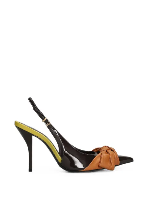 Schutz Liora bow-detail slingback heeled pumps