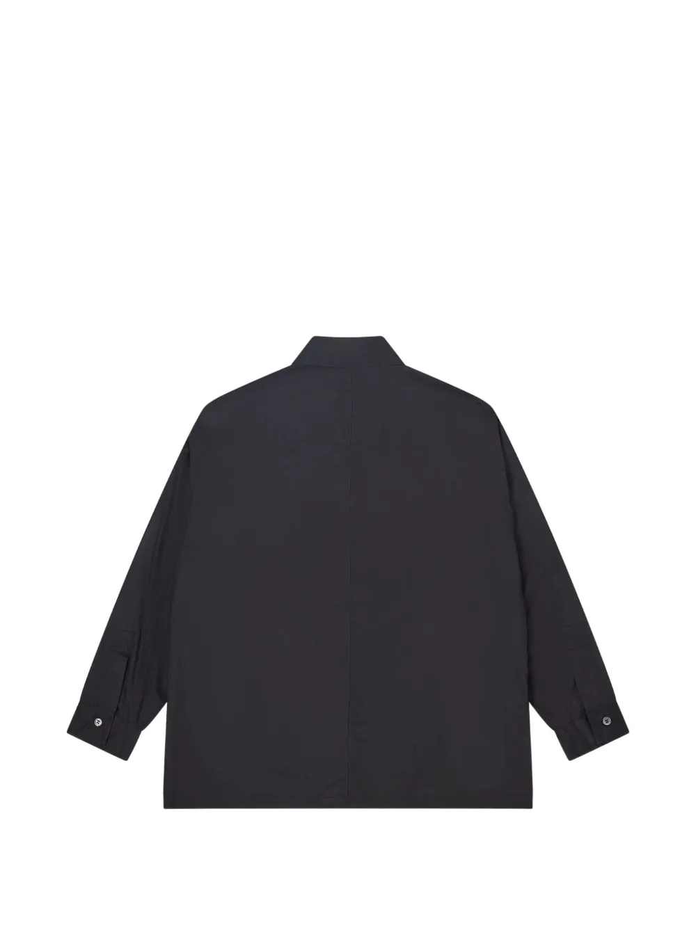 Comme des Garçons Homme zip-up cargo shirt Zwart