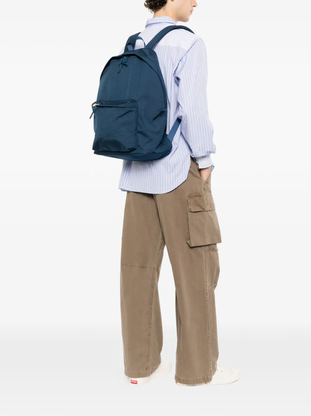 visvim Rugzak met logopatch Blauw