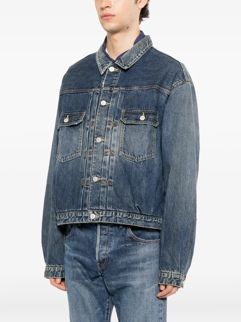 visvim 101XX jack met vervaagd effect Blauw