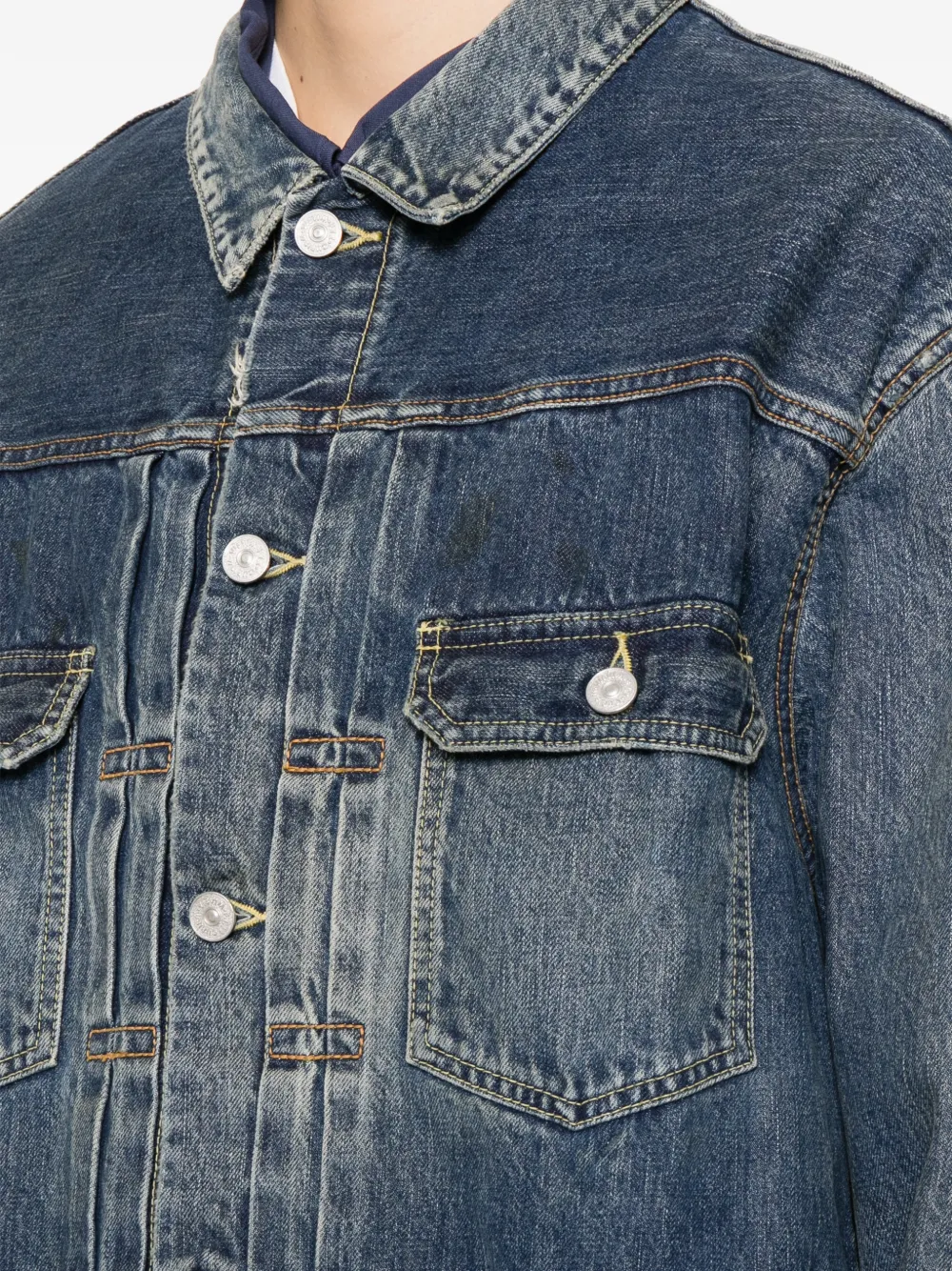 visvim 101XX jack met vervaagd effect Blauw