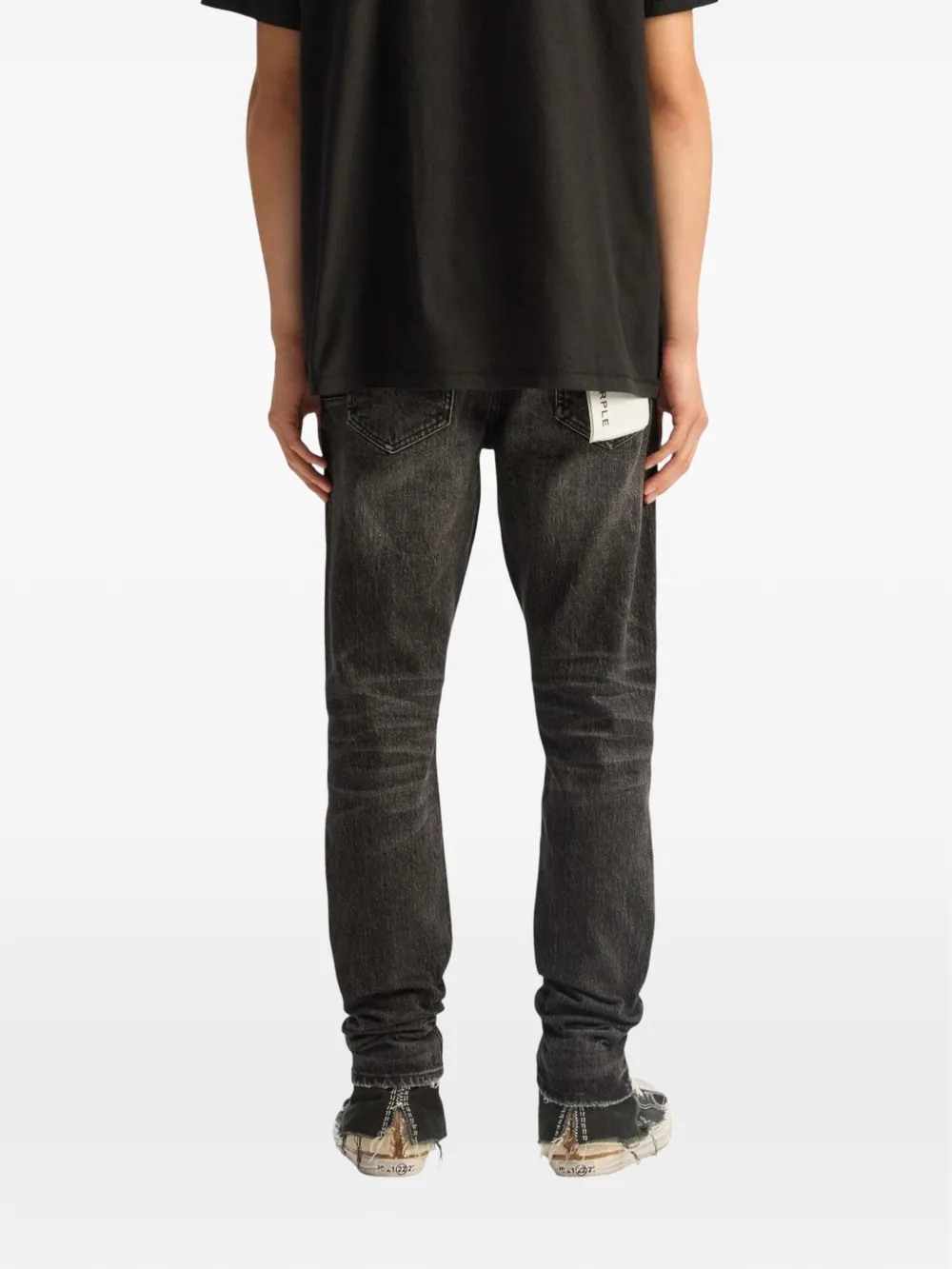 Purple Brand P001 distressed jeans Zwart
