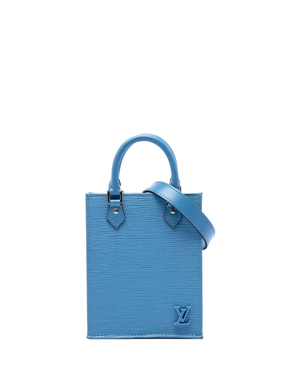 Louis Vuitton Pre-Owned 2020 Epi Petit Sac Plat satchel - Blue
