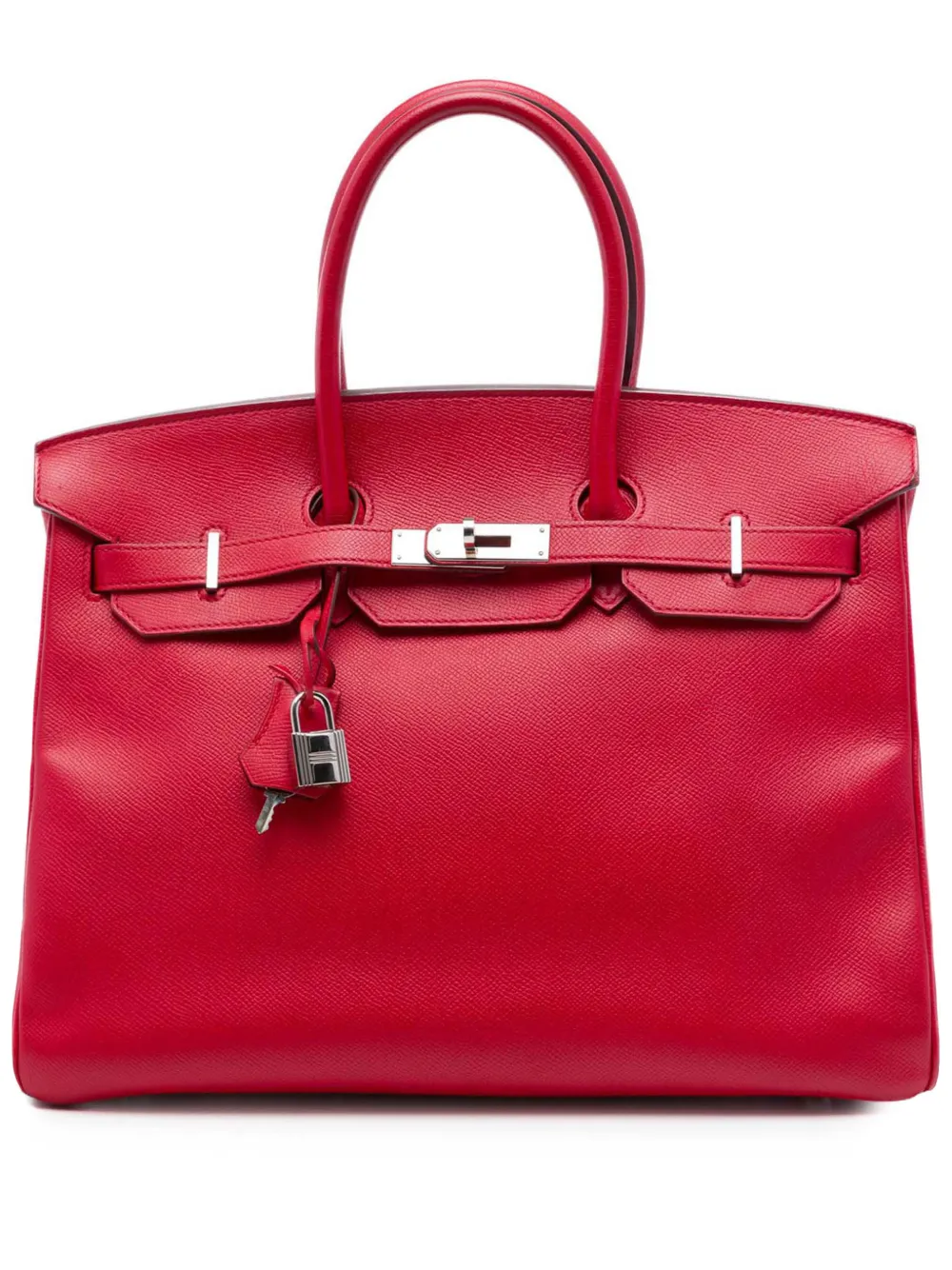 Hermès Pre-Owned 2013 Epsom Birkin Retourne 35 handbag - Rosso