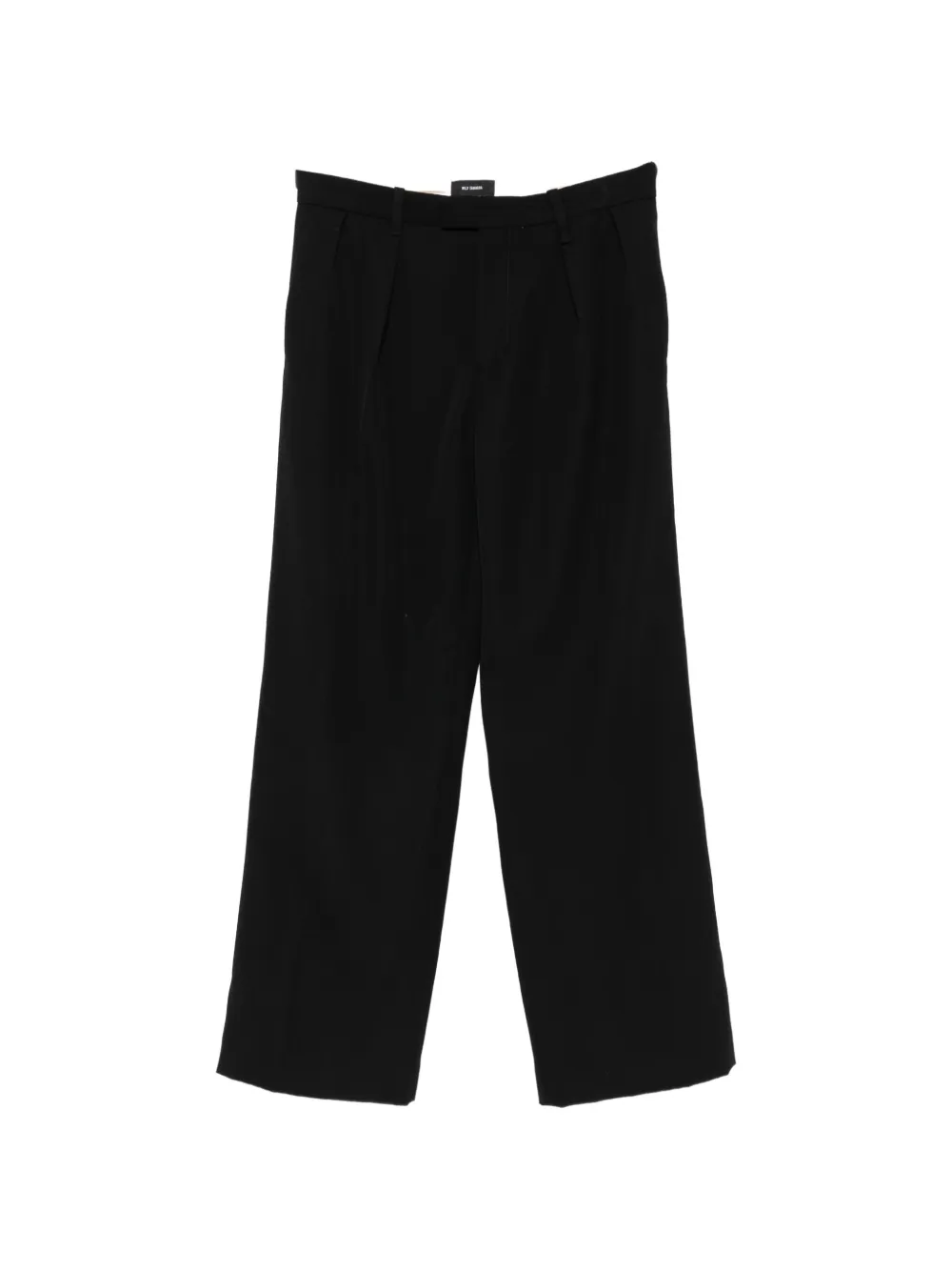 Willy Chavarria pleated wide-leg trousers - Nero