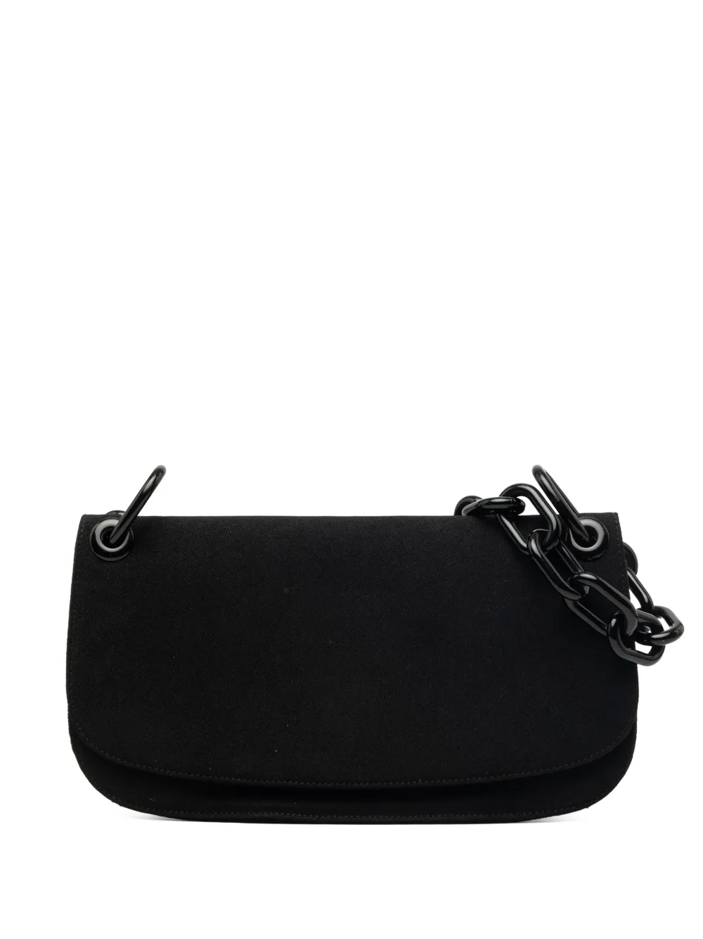 Prada Pre-Owned 2000-2013 Tessuto Swing Chain shoulder bag - Nero