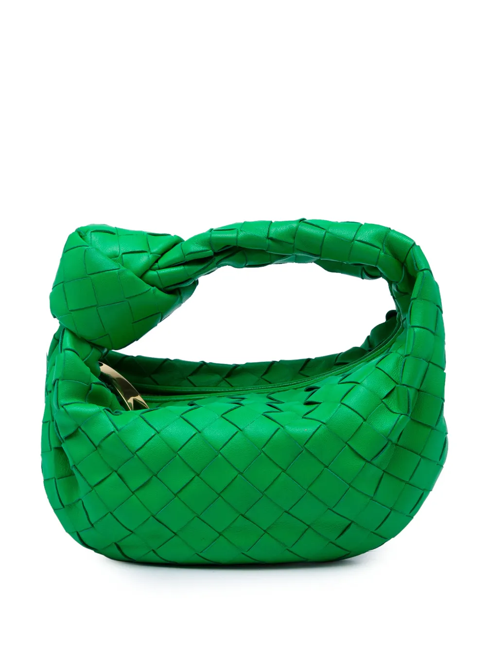 Bottega Veneta Pre-Owned 2012-2026 Mini Nappa Intrecciato Jodie hobo bag - Verde