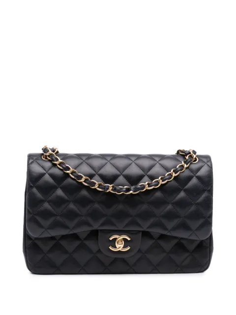 CHANEL Pre-Owned 2014-2015 Jumbo Classic Lambskin Double Flap shoulder bag