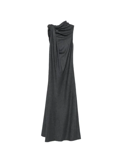 Petar Petrov draped sleeveless maxi dress