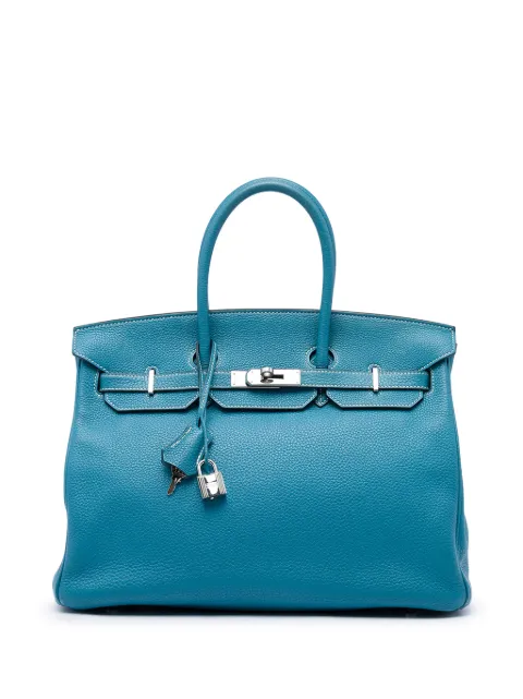 Hermès Pre-Owned 1997-2014 Clemence Birkin Retourne 35 handbag