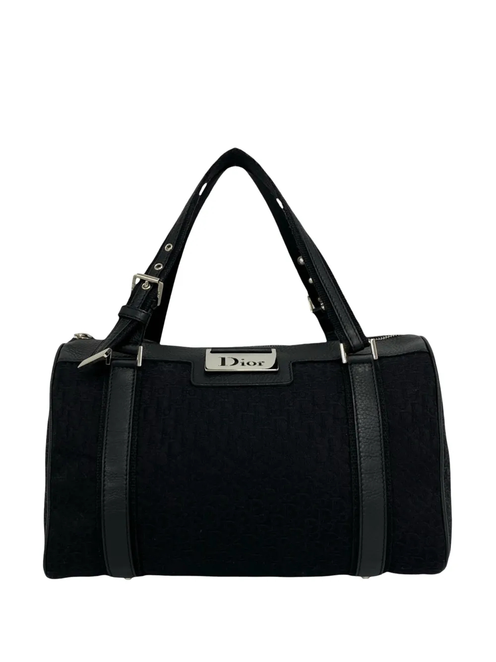 Christian Dior Pre-Owned 20th Century Small Diorissimo Trotter Canvas Street Chic boston bag - Nero