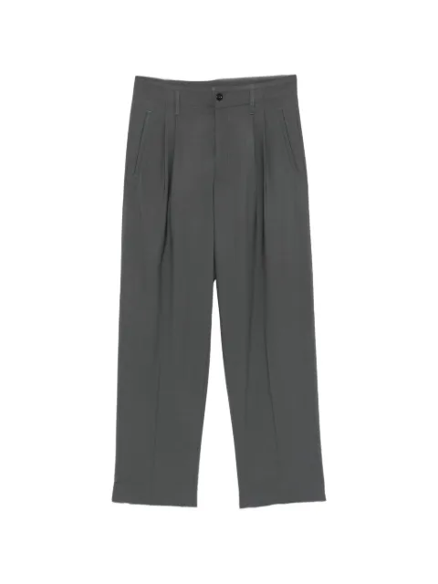 Emporio Armani pleated straight-leg trousers