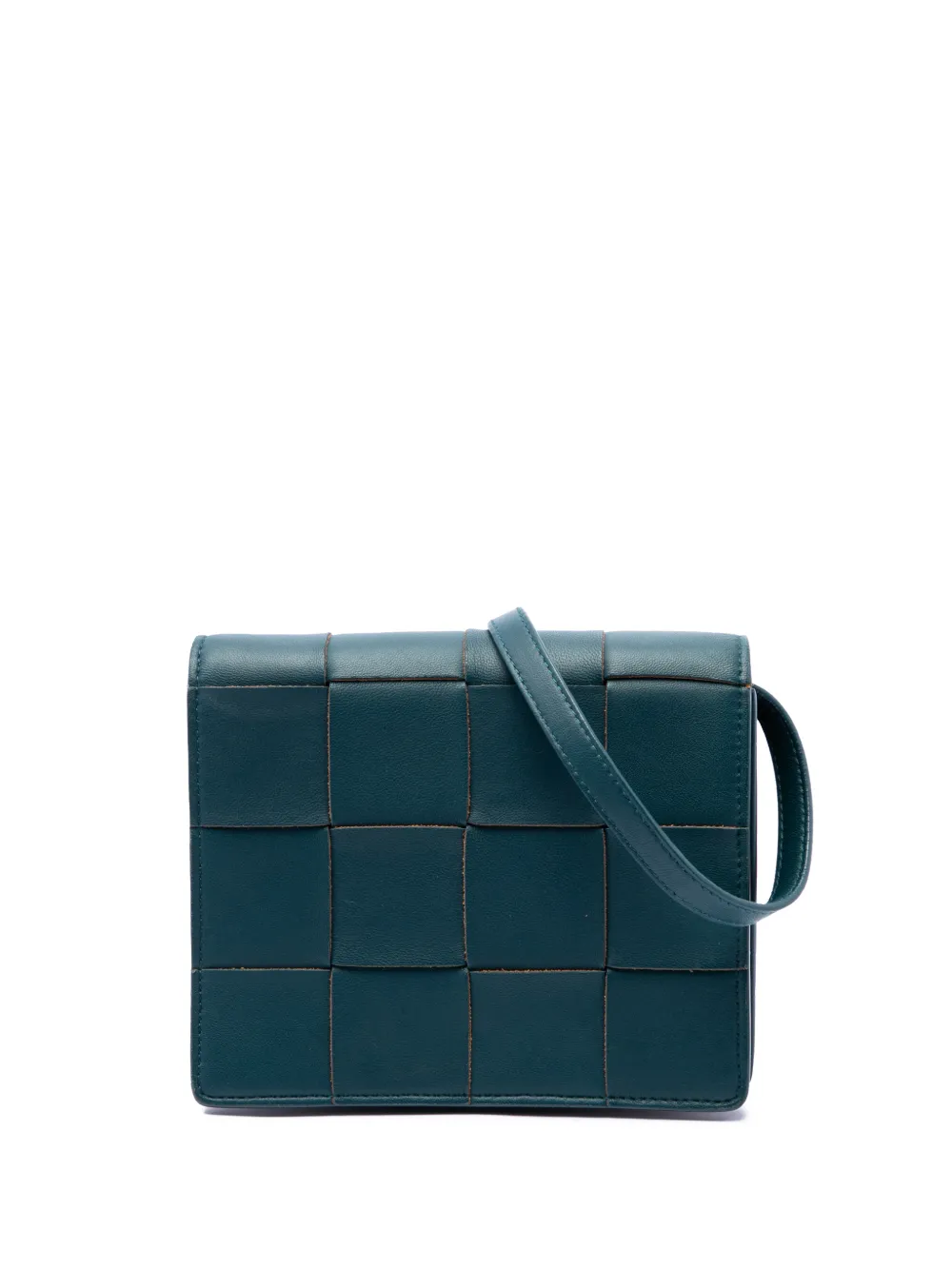 Bottega Veneta Pre-Owned 2012-2026 Mini Nappa Maxi Intrecciato Cassette crossbody bag - Nero