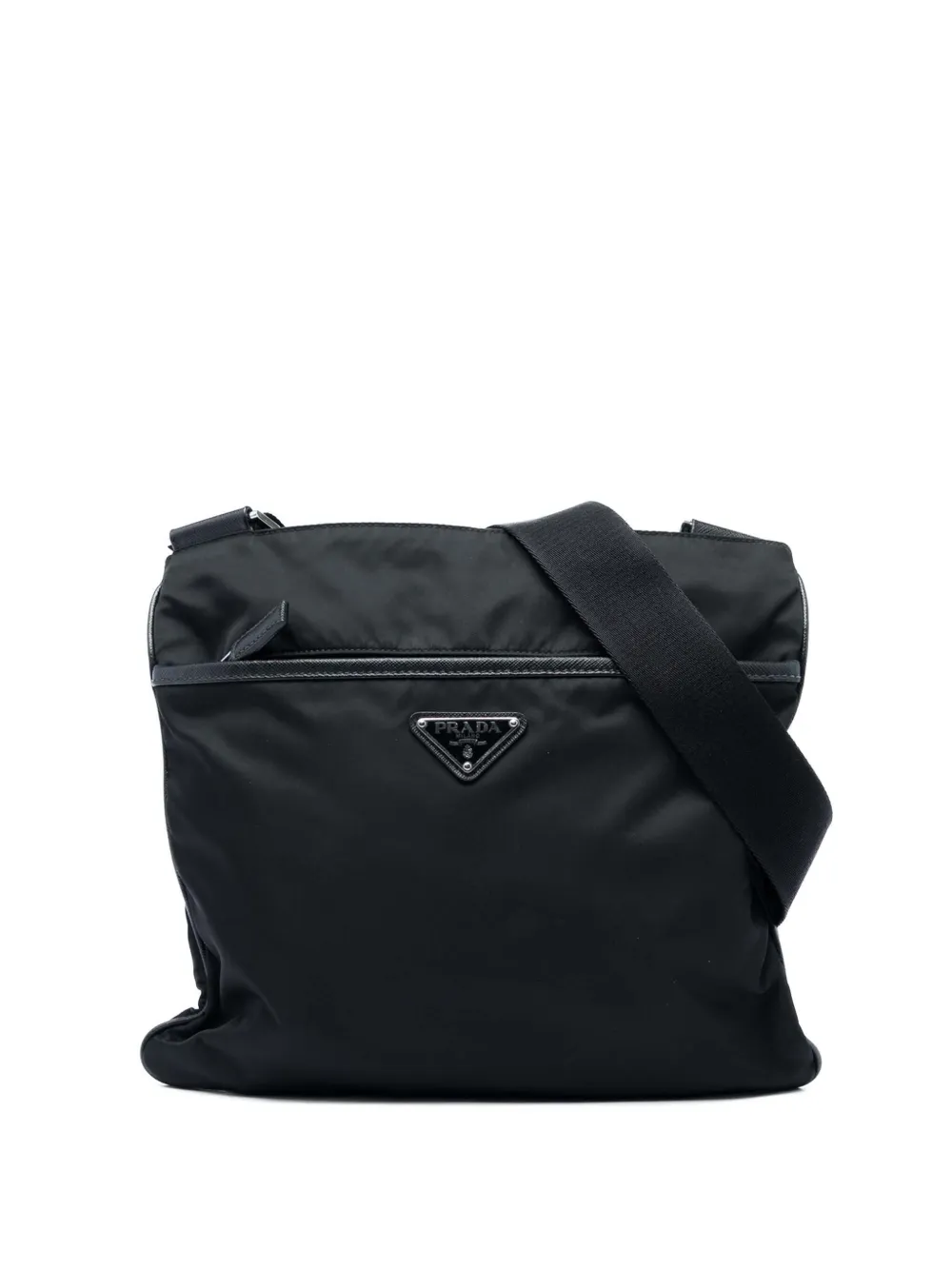 Prada Pre-Owned 2013-2026 Tessuto Zip Top crossbody bag - Nero