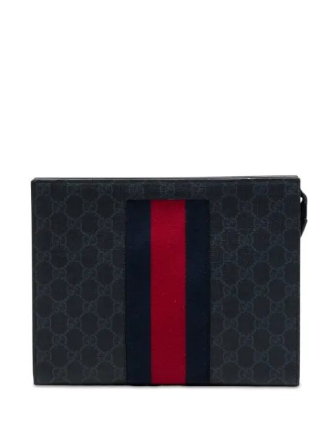 Gucci Pre-Owned bolsa de mano GG Supreme con Web 2000-2015