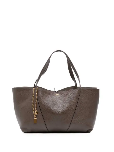 Chloé Pre-Owned 2026 Grained Calfskin Spin East West tote bag
