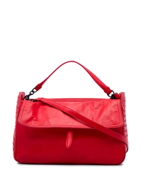 Bottega Veneta Pre-Owned 2012-2026 Intrecciato Trimmed Nappa satchel