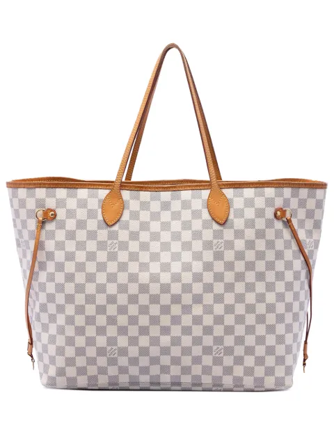 Louis Vuitton Pre-Owned 2012 Damier Azur Neverfull GM Tote Bag