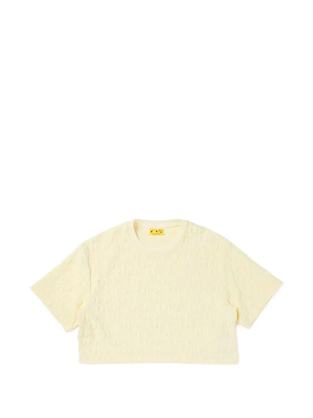 Off-White Kids Terry logo-embossed T-shirt - Toni neutri