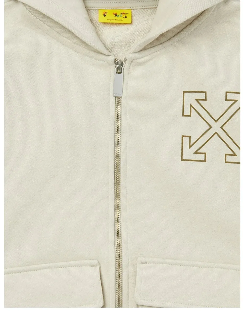New Balance Kids Arrows cargo hoodie Wit