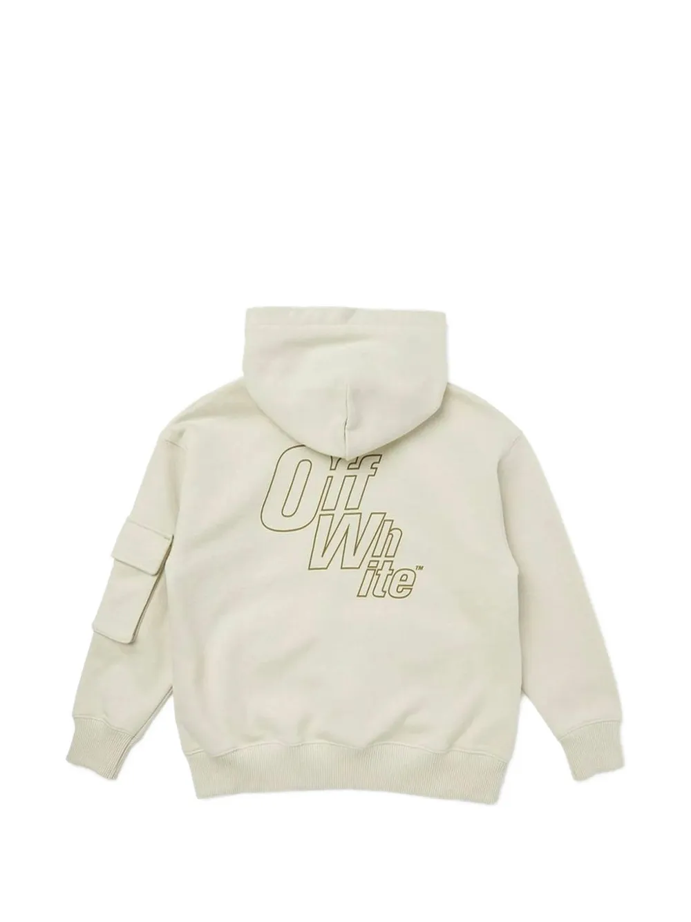 New Balance Kids Arrows cargo hoodie Wit