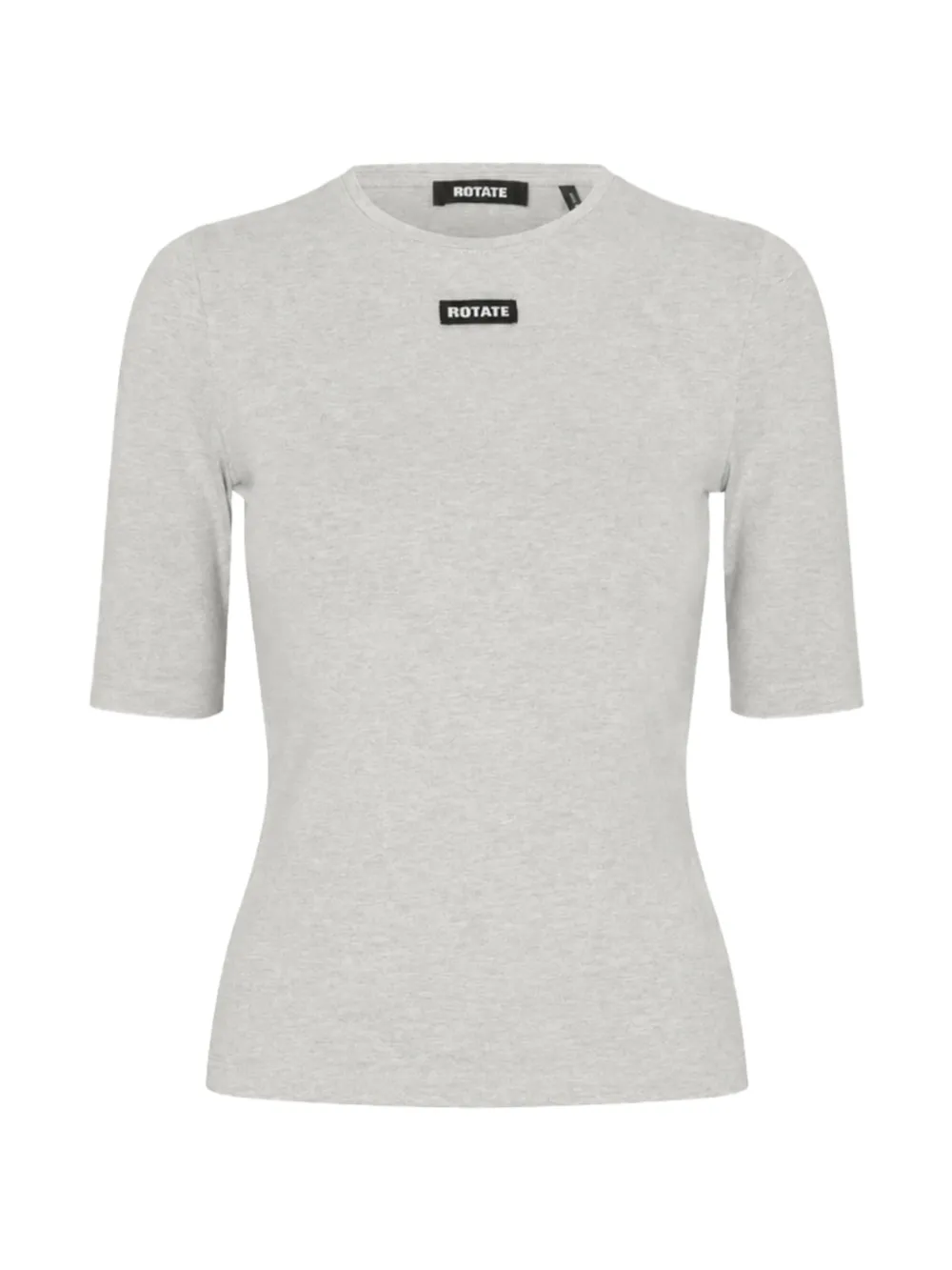ROTATE BIRGER CHRISTENSEN t-shirt à patch logo - Gris ROTATE BIRGER CHRISTENSEN t-shirt à patch logo - Gris