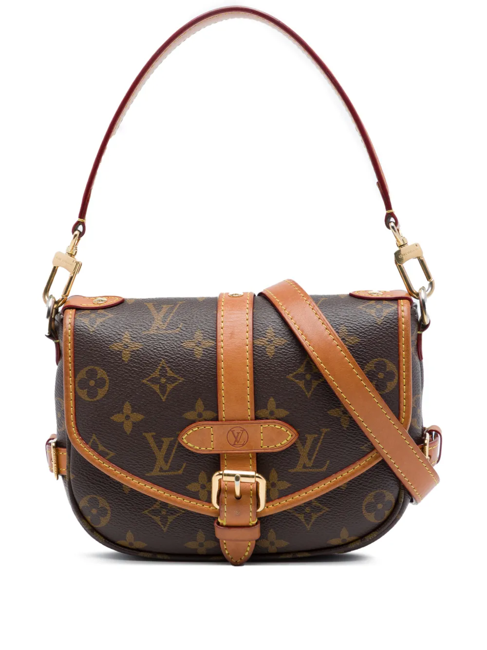 Louis Vuitton Pre-Owned 2000-2026 Monogram Saumur BB satchel - Marrone