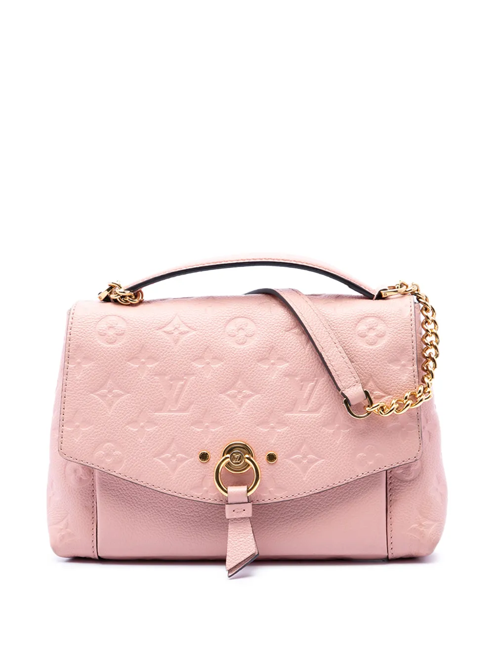 Louis Vuitton Pre-Owned 2018 Monogram Empreinte Blanche BB satchel - Rosa