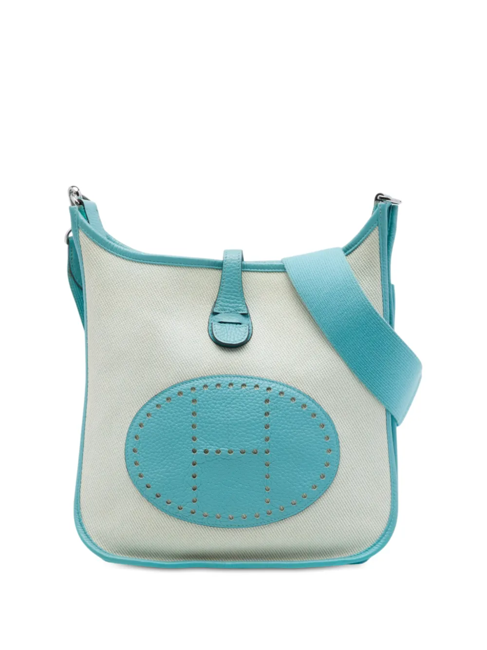 Hermès Pre-Owned 2014 Toile and Clemence Evelyne III 29 crossbody bag - Toni neutri